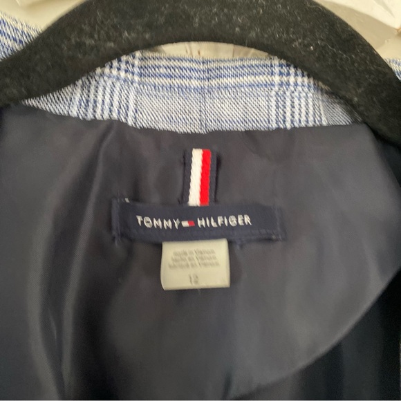 Tommy Hilfiger Women's Plaid Blazer Sz 12 Preppy Heritage Academia Coastal prep - Picture 2 of 11